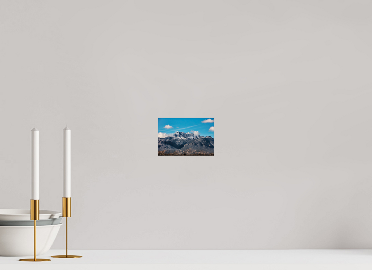 6 x 4″, Photo Print Under Acrylic Glass Culumus Clouds of Arizona