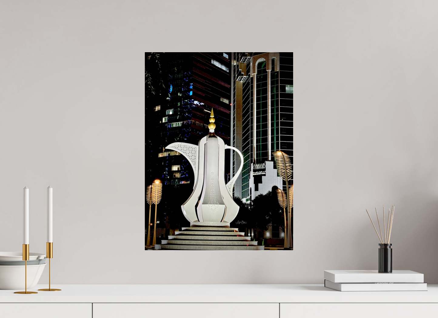 15 x 20″, Photo Print Under Acrylic Glass Al Dalah Hospitality Sculpture