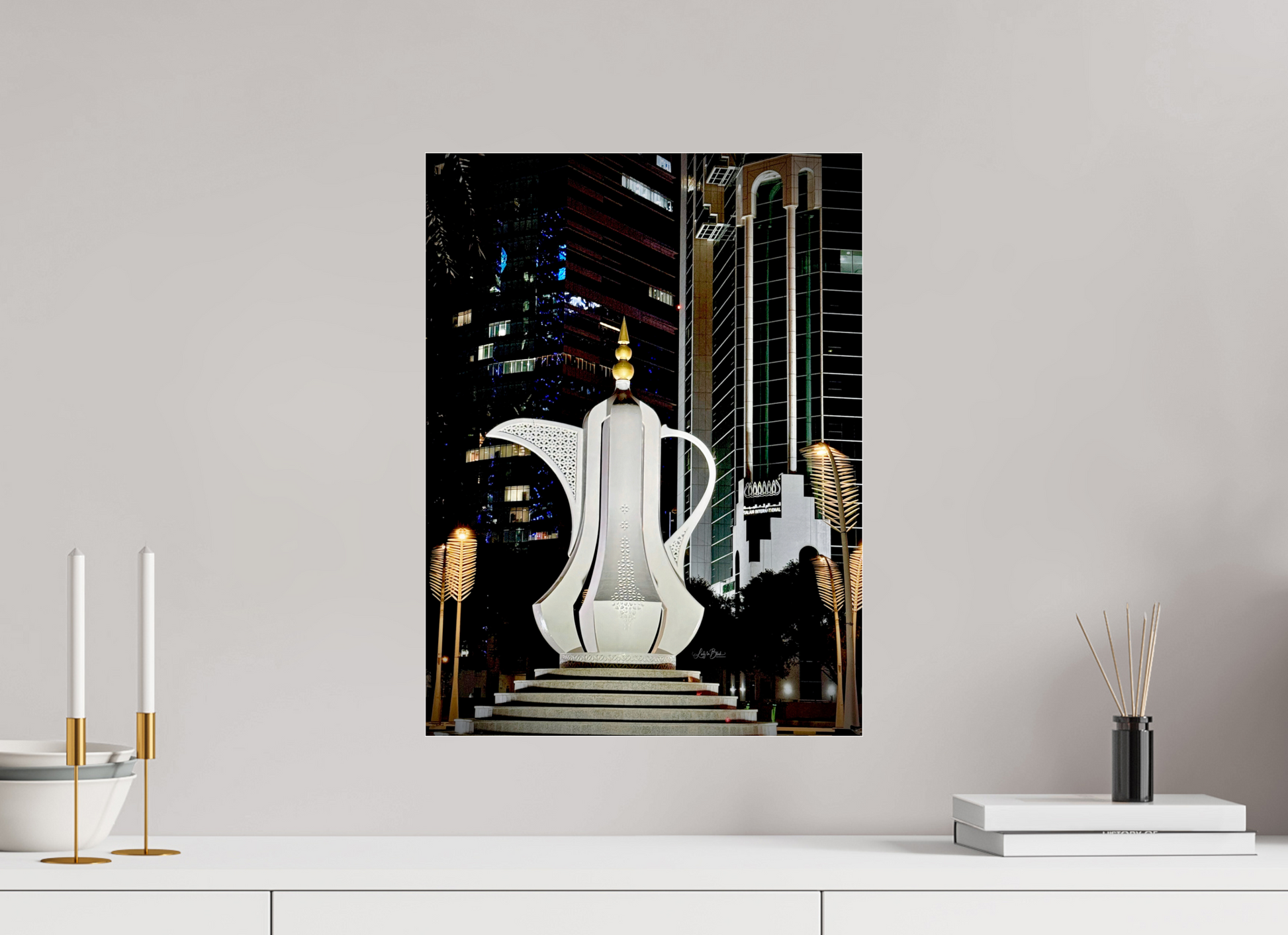 15 x 20″, Photo Print Under Acrylic Glass Al Dalah Hospitality Sculpture