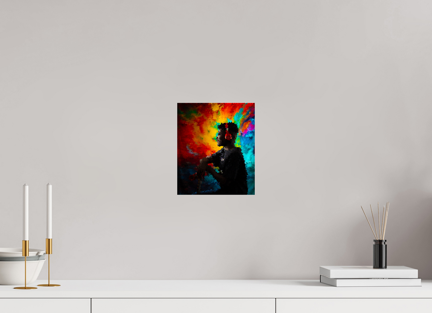 8 x 9.5″, Photo Print Under Acrylic Glass Groovin' and Movin'