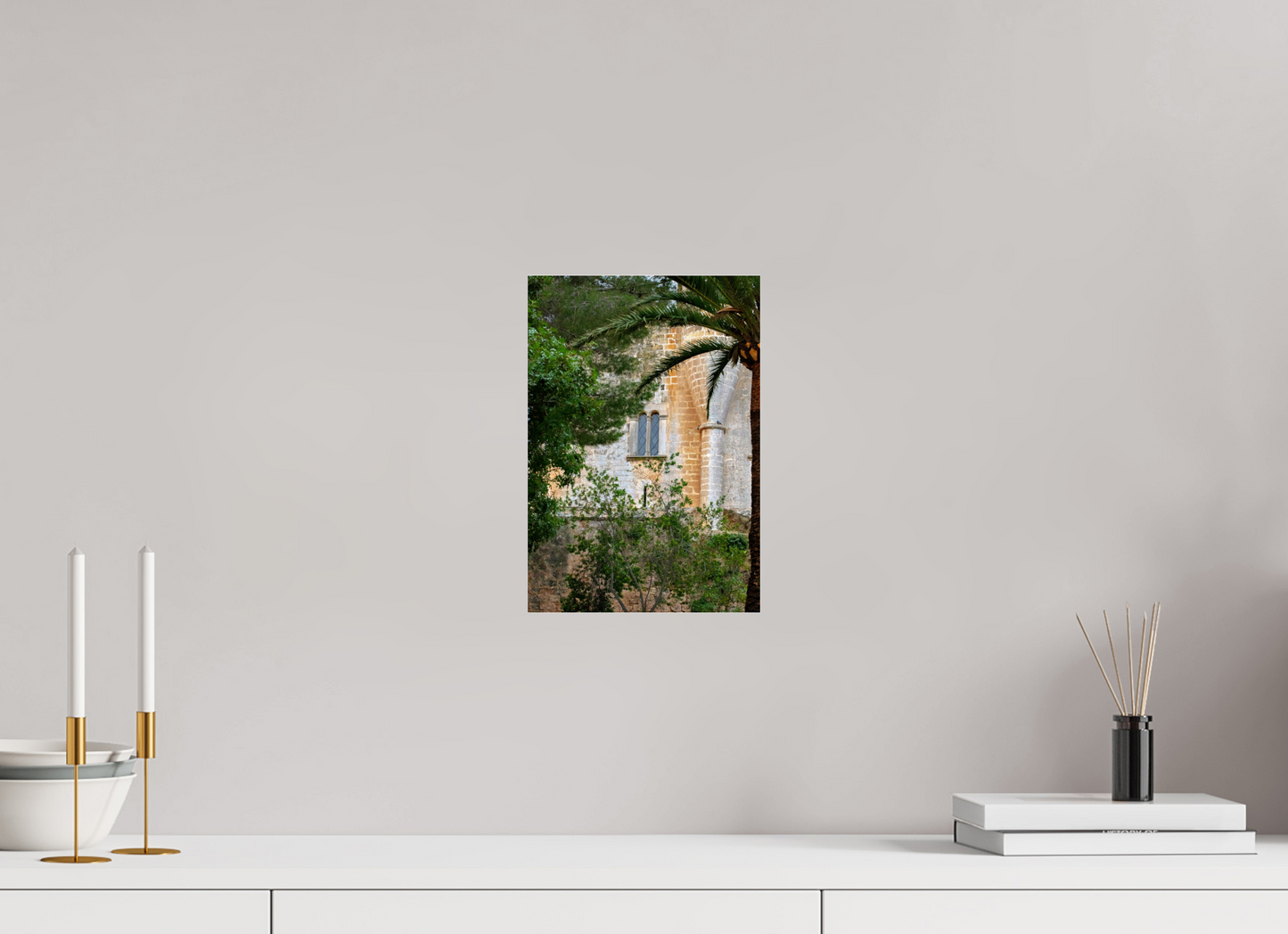 8 x 11.6″, Photo Print Under Acrylic Glass Spain Castle II