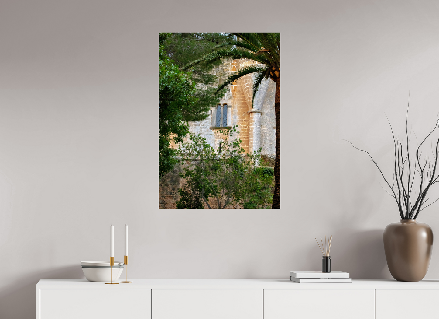 24 x 34.8″, Photo Print Under Acrylic Glass Spain Castle II