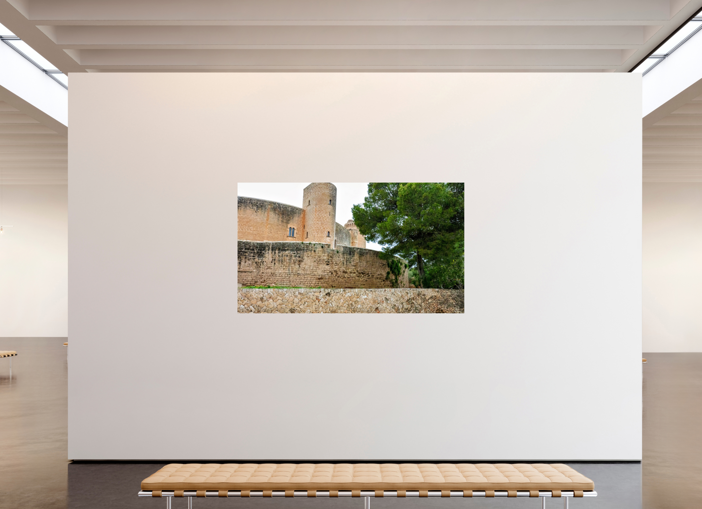 81.6 x 47″, Photo Print Under Acrylic Glass Spain Castle VI