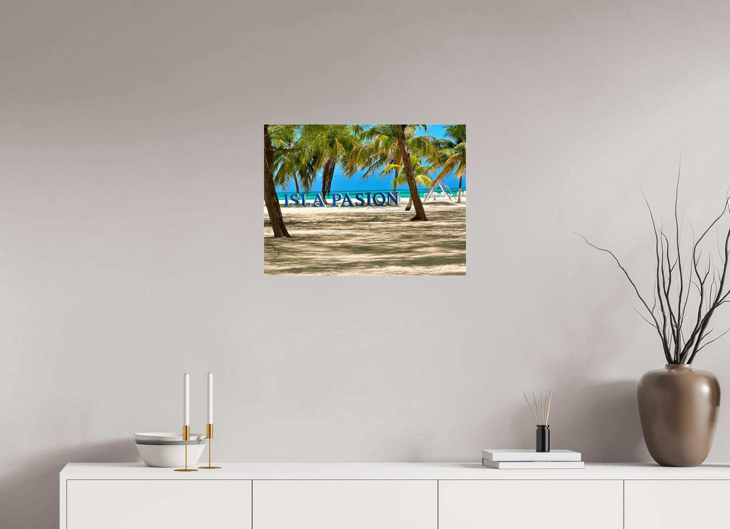 24 x 18″, Photo Print Under Acrylic Glass Passion Island