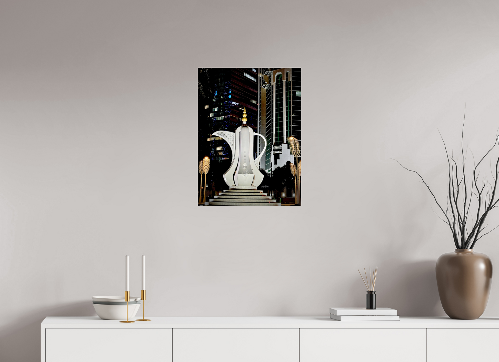 18 x 24″, Photo Print Under Acrylic Glass Al Dalah Hospitality Sculpture