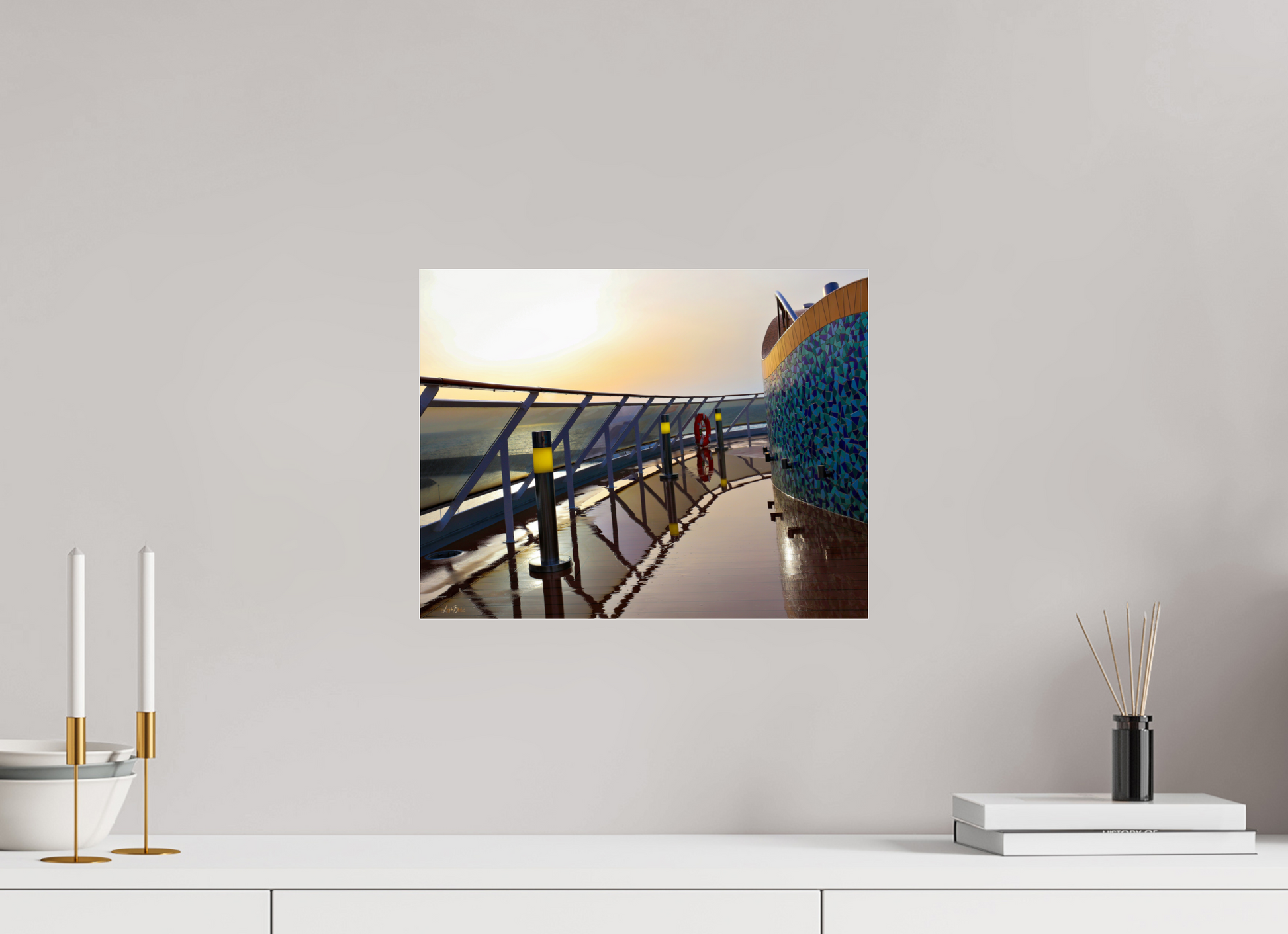 15.4 x 12″, Photo Print Under Acrylic Glass Cruise Life II