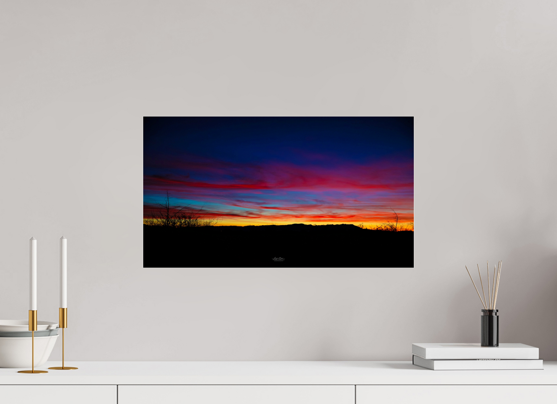 21.5 x 12″, Photo Print Under Acrylic Glass Good Morning Arizona