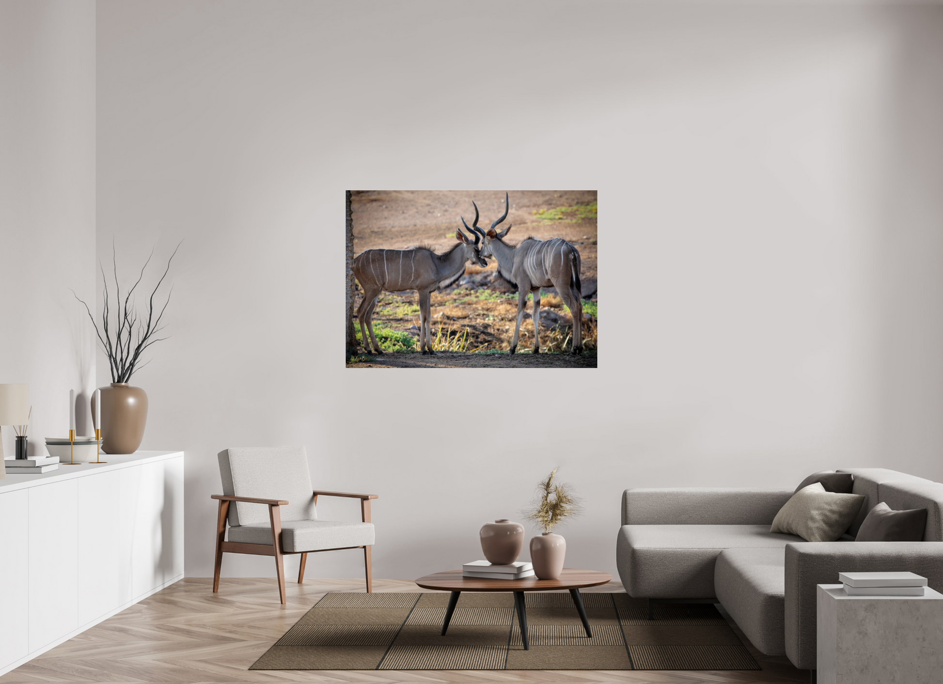 55.2 x 39″, Photo Print Under Acrylic Glass Love You, Too
