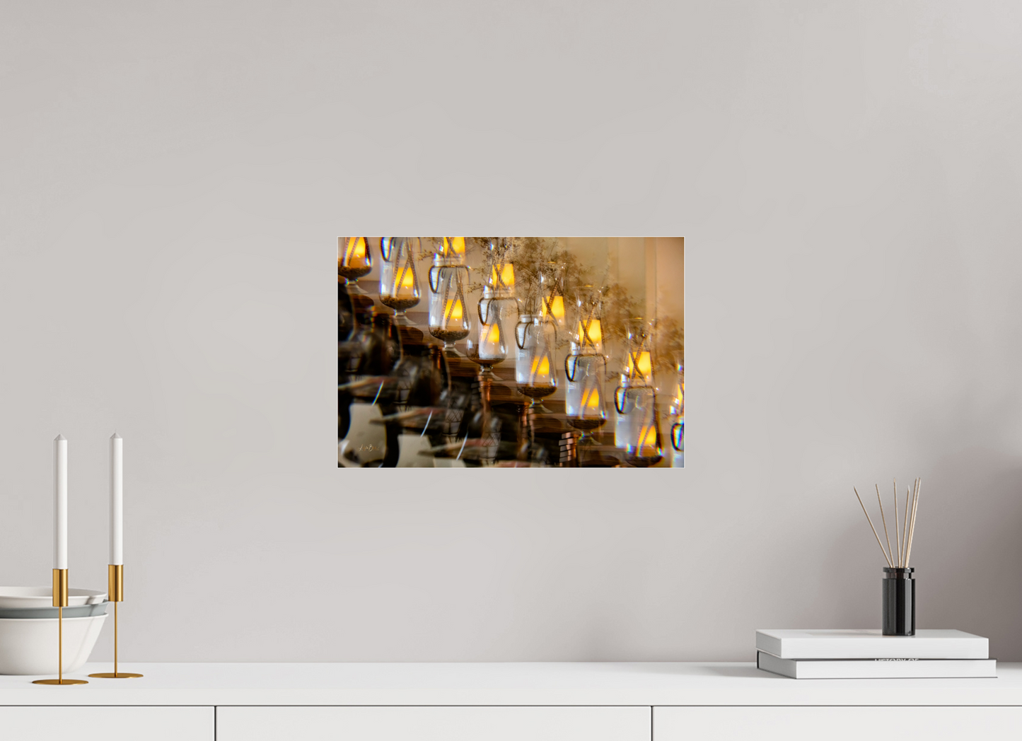 15 x 10″, Photo Print Under Acrylic Glass Kaleido Slope