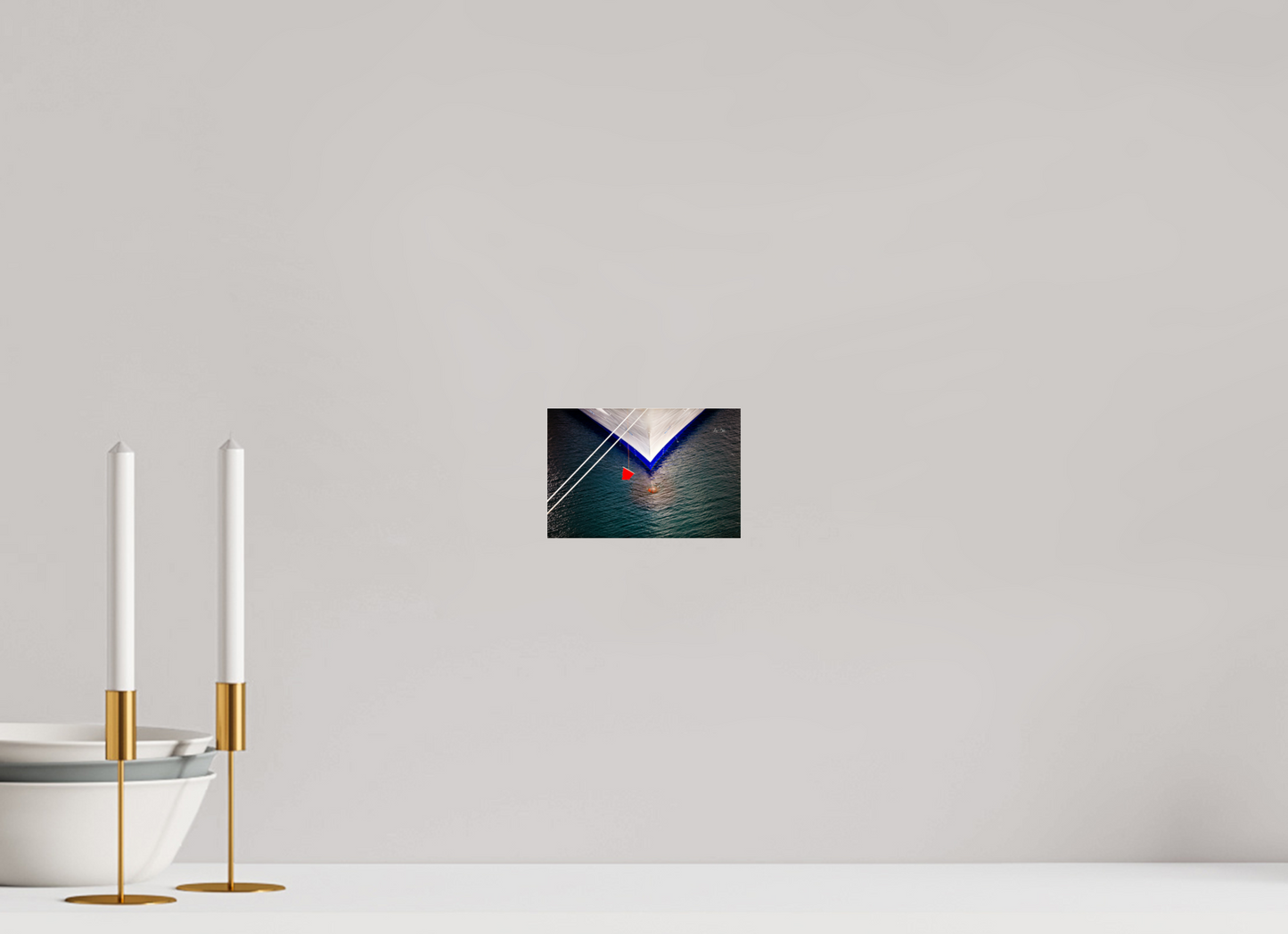 6 x 4″, Photo Print Under Acrylic Glass Toy Boat