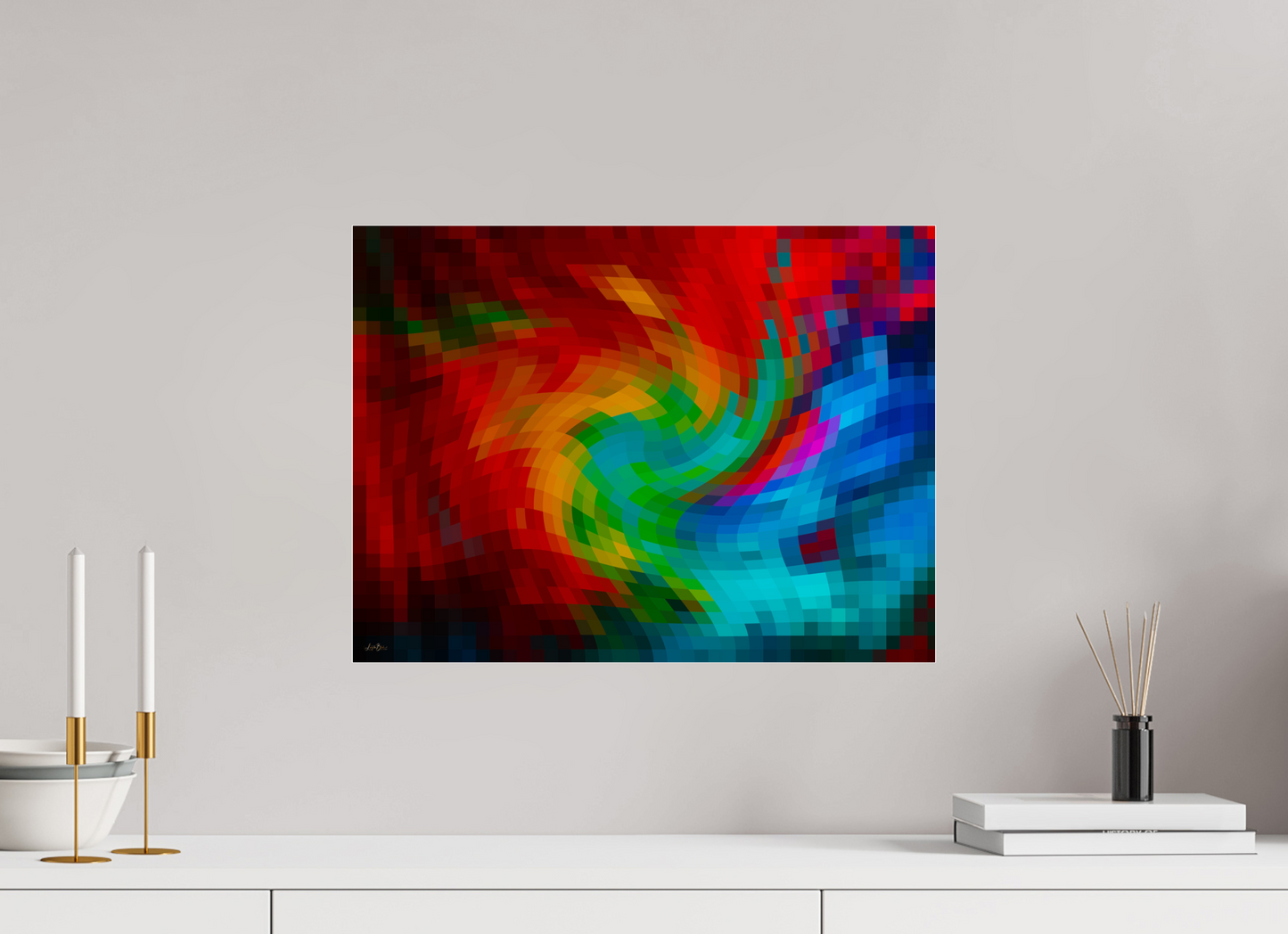 20 x 15″, Photo Print Under Acrylic Glass Groovin' and Movin' II