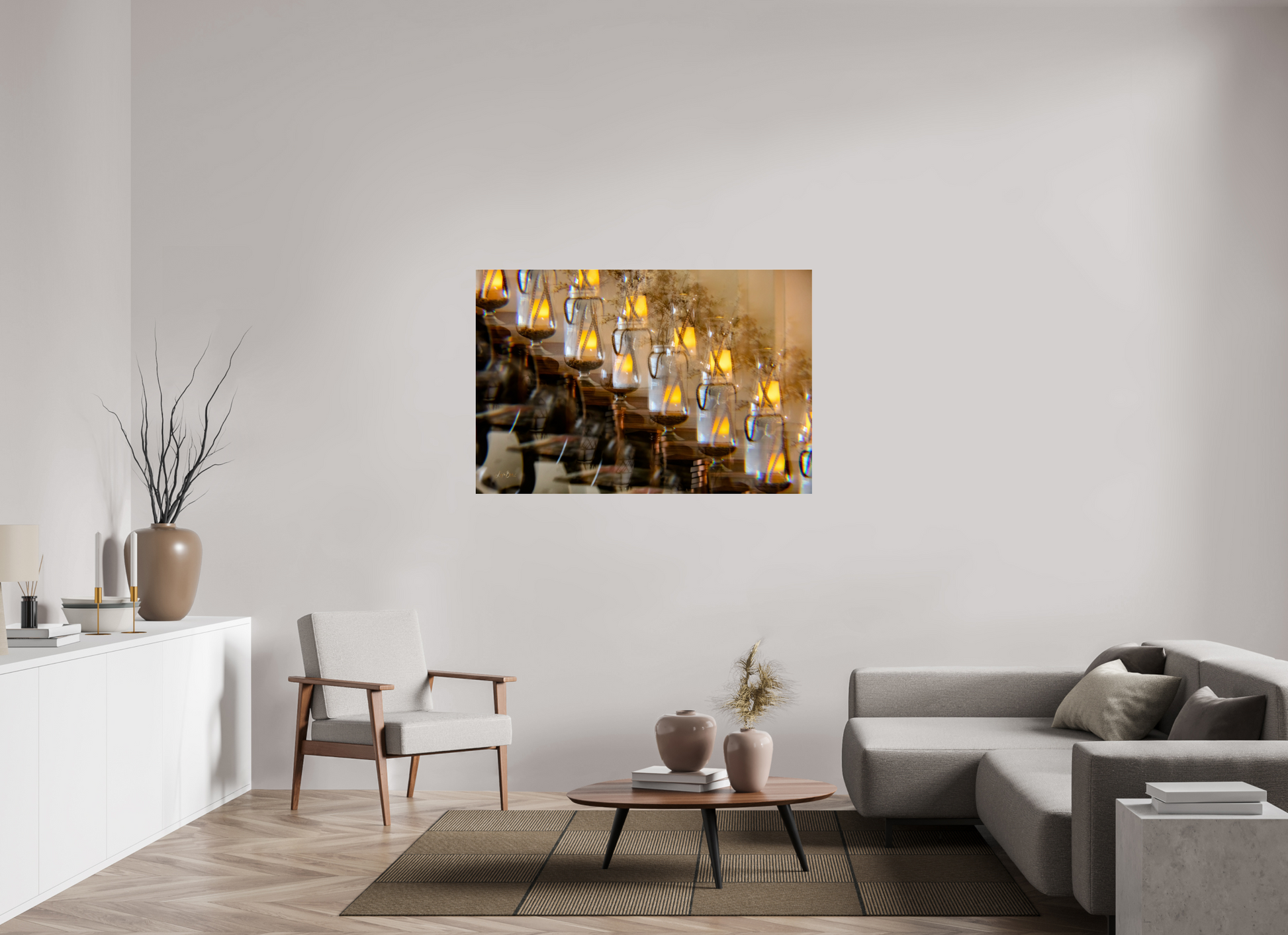 54 x 36″, Photo Print Under Acrylic Glass Kaleido Slope