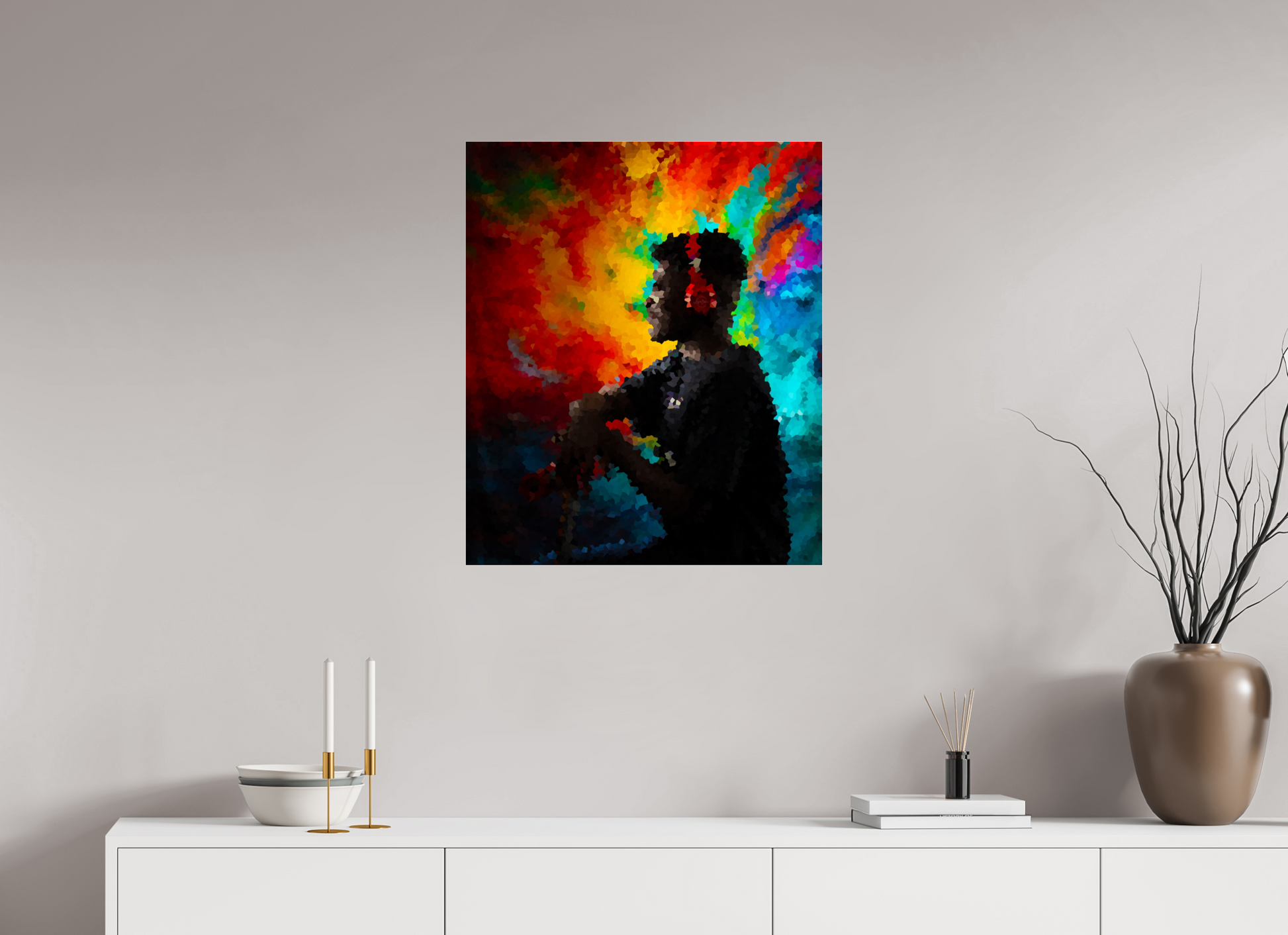 24 x 28.5″, Photo Print Under Acrylic Glass Groovin' and Movin'