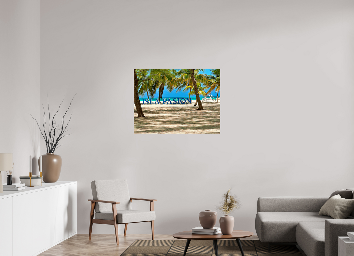 40 x 30″, Photo Print Under Acrylic Glass Passion Island