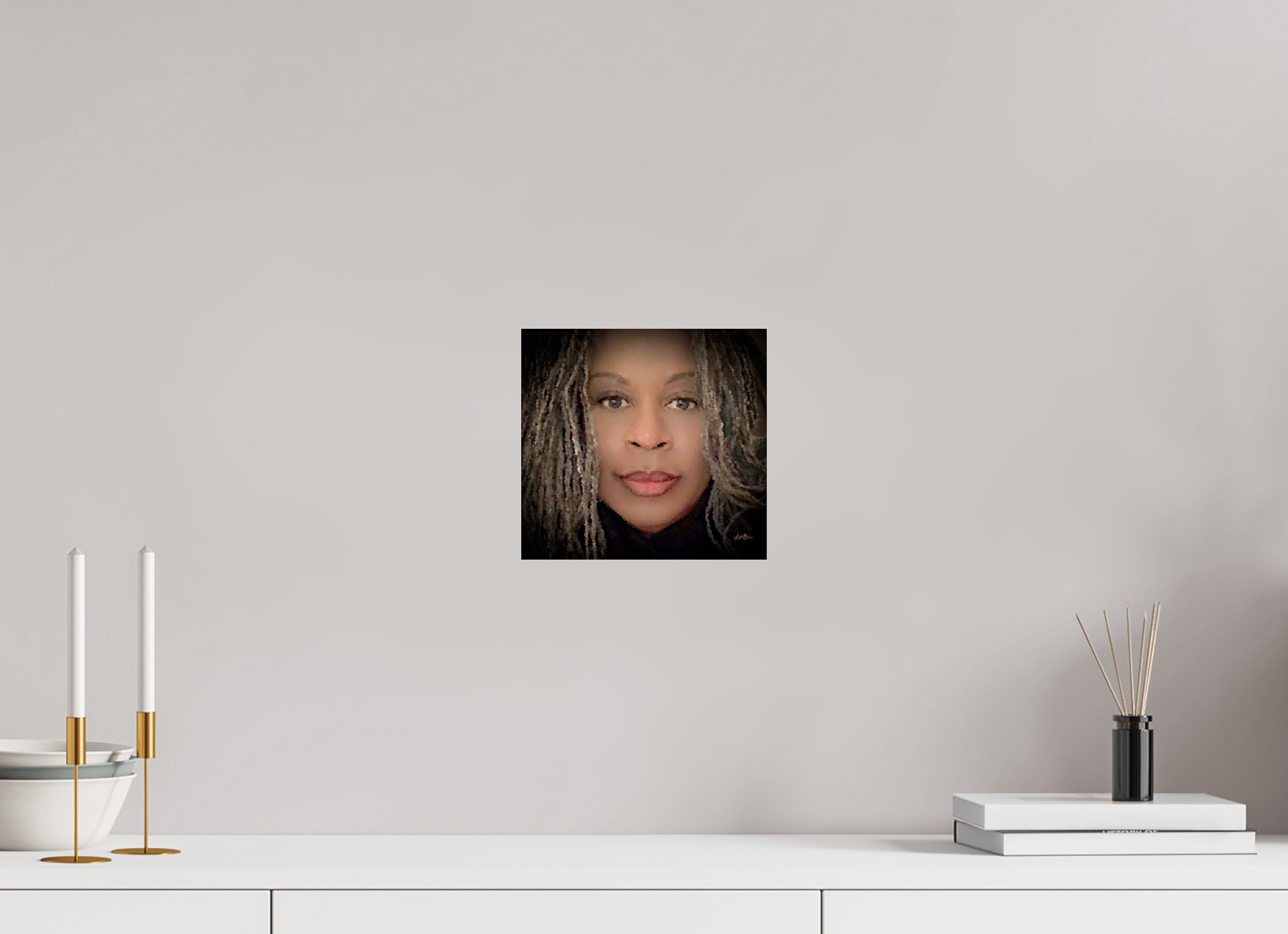 8.5 x 8″, Photo Print Under Acrylic Glass Ms Lady