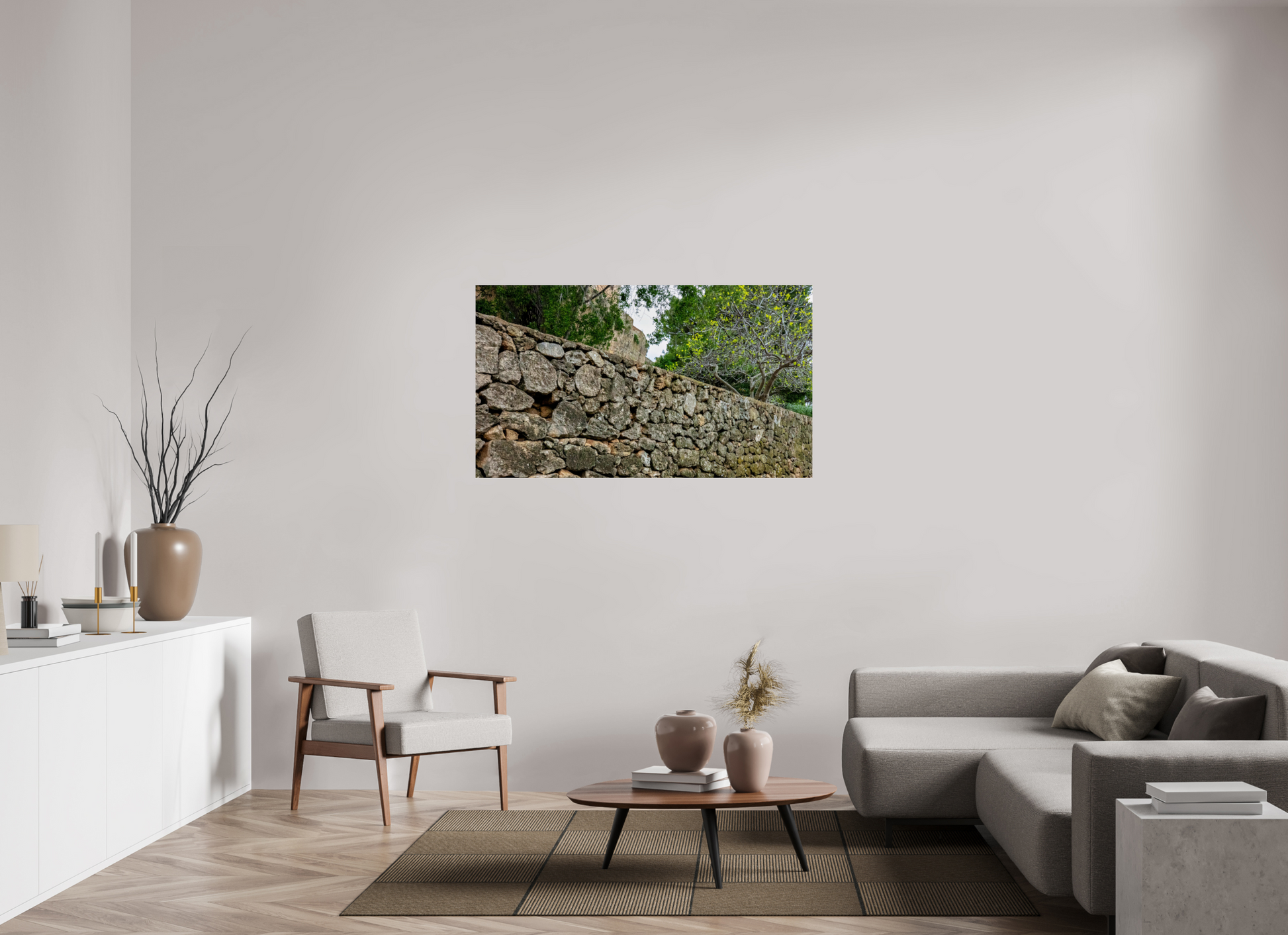 54.1 x 31″, Photo Print Under Acrylic Glass Spain Castle VII