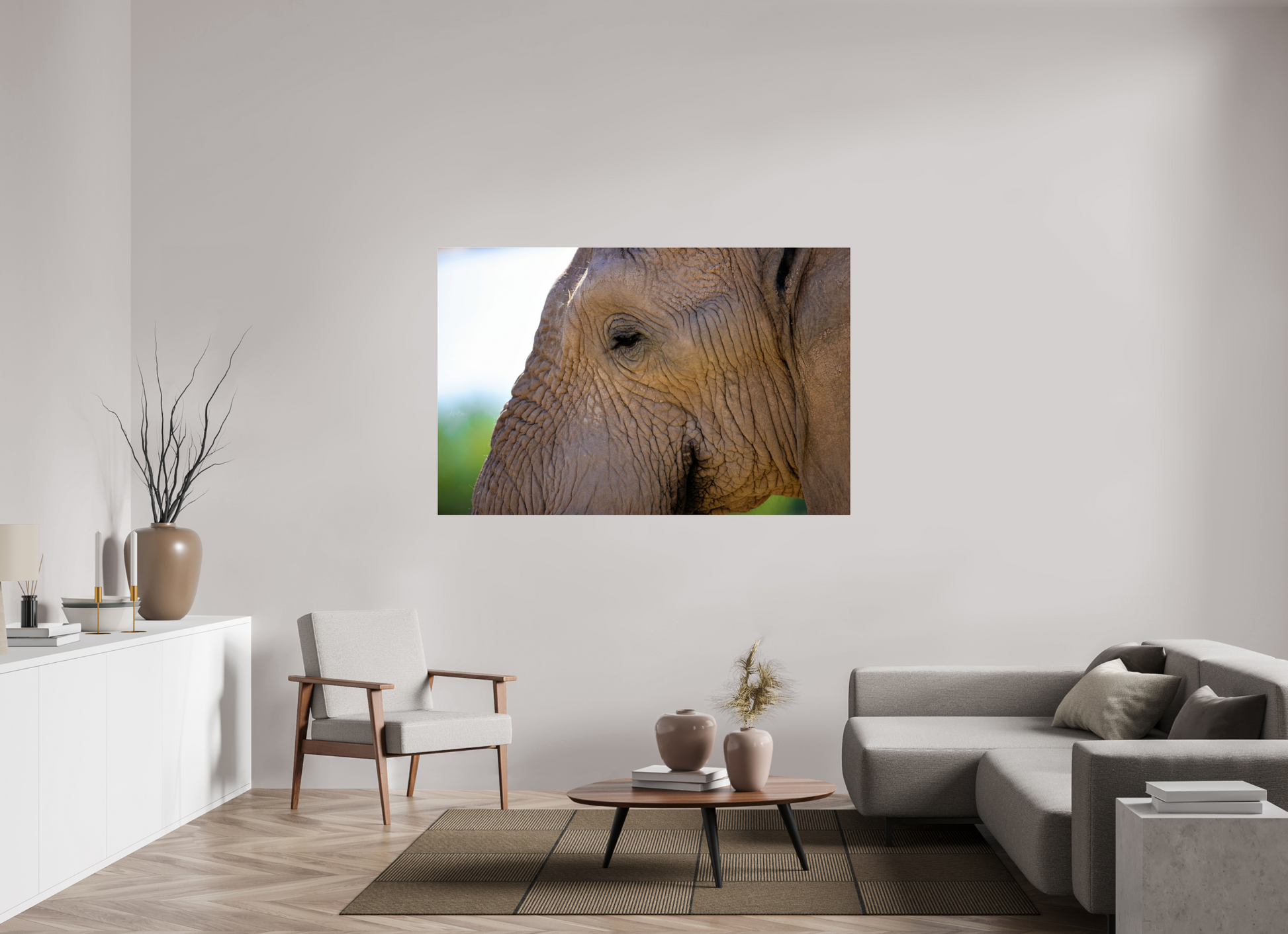 66.3 x 43″, Photo Print Under Acrylic Glass Ellie In Deep Thought