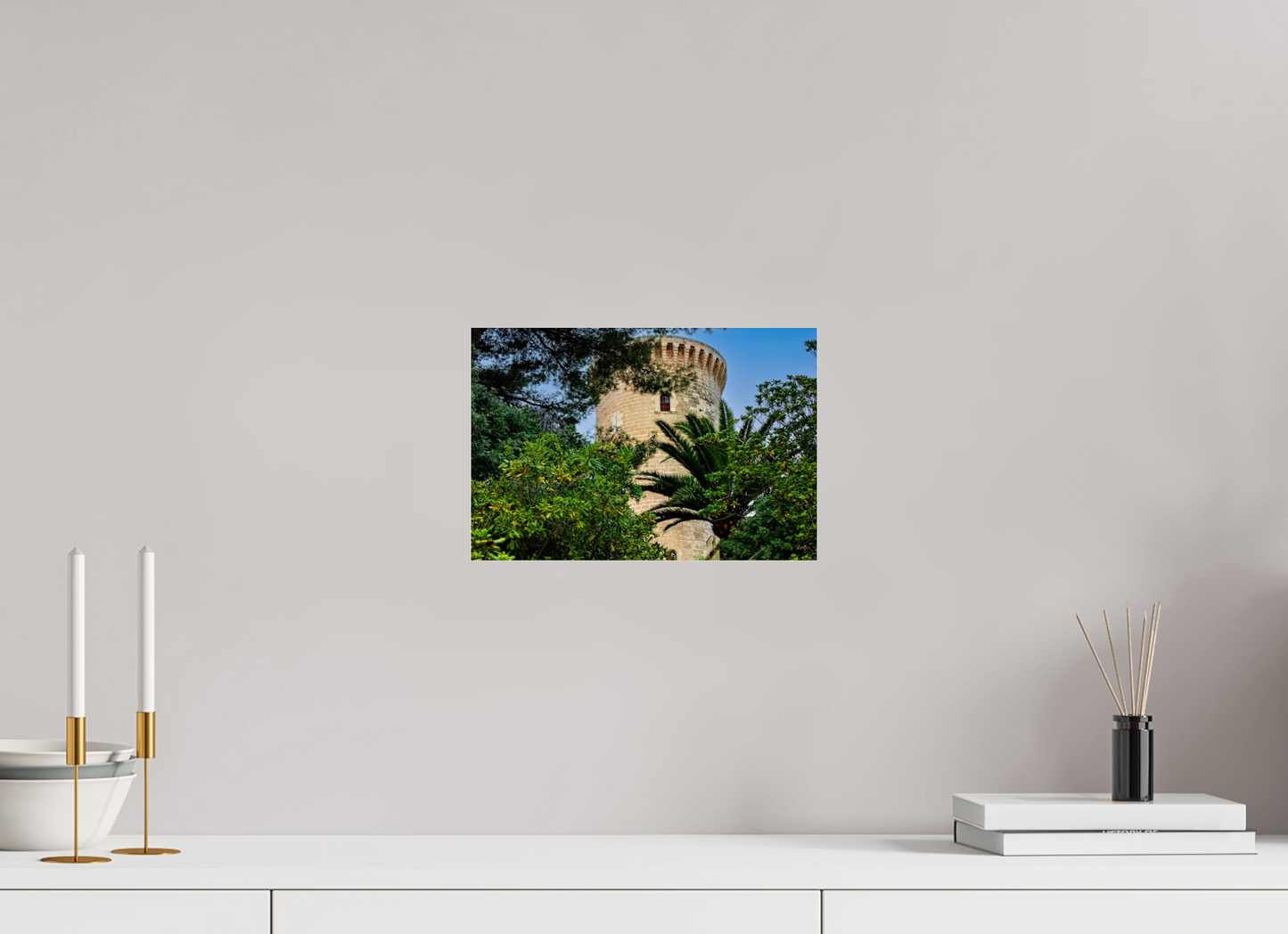11.9 x 8″, Photo Print Under Acrylic Glass Spain Castle