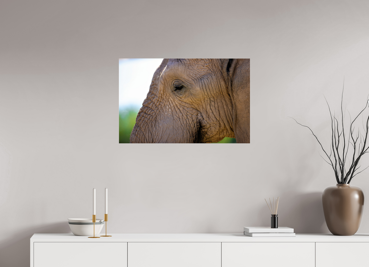 30.8 x 20″, Photo Print Under Acrylic Glass Ellie In Deep Thought