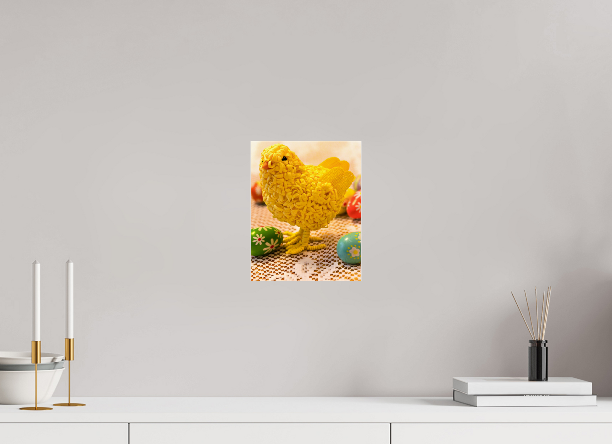 8 x 10.1″, Photo Print Under Acrylic Glass Easter Eggs II
