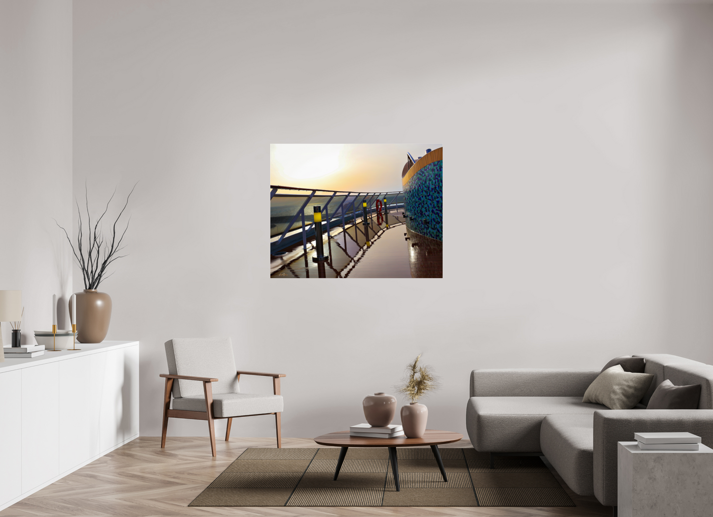 50 x 39″, Photo Print Under Acrylic Glass Cruise Life II