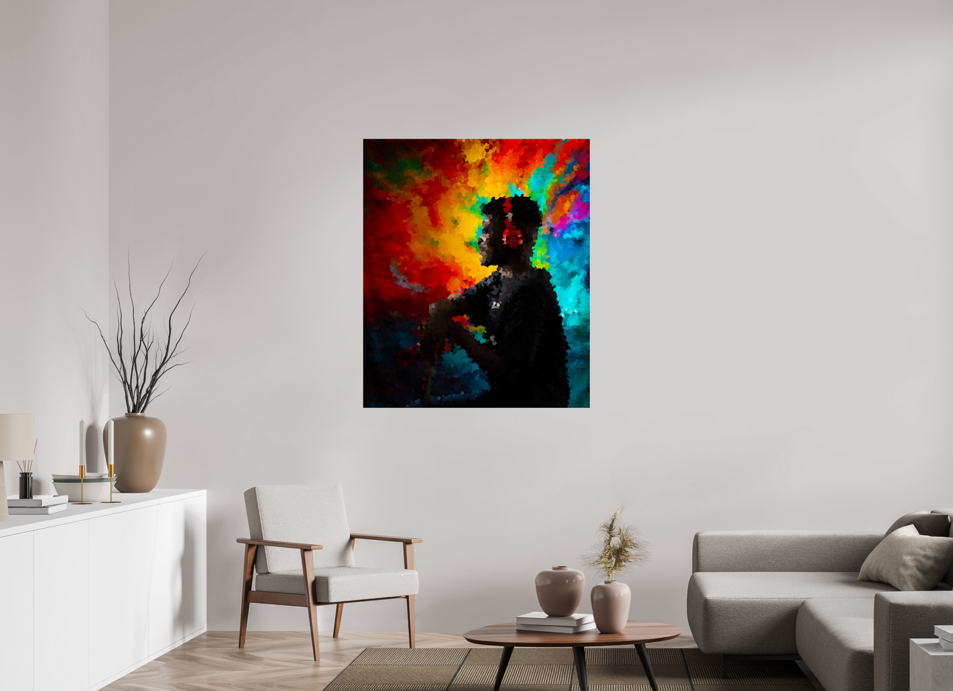 39 x 46.3″, Photo Print Under Acrylic Glass Groovin' and Movin'