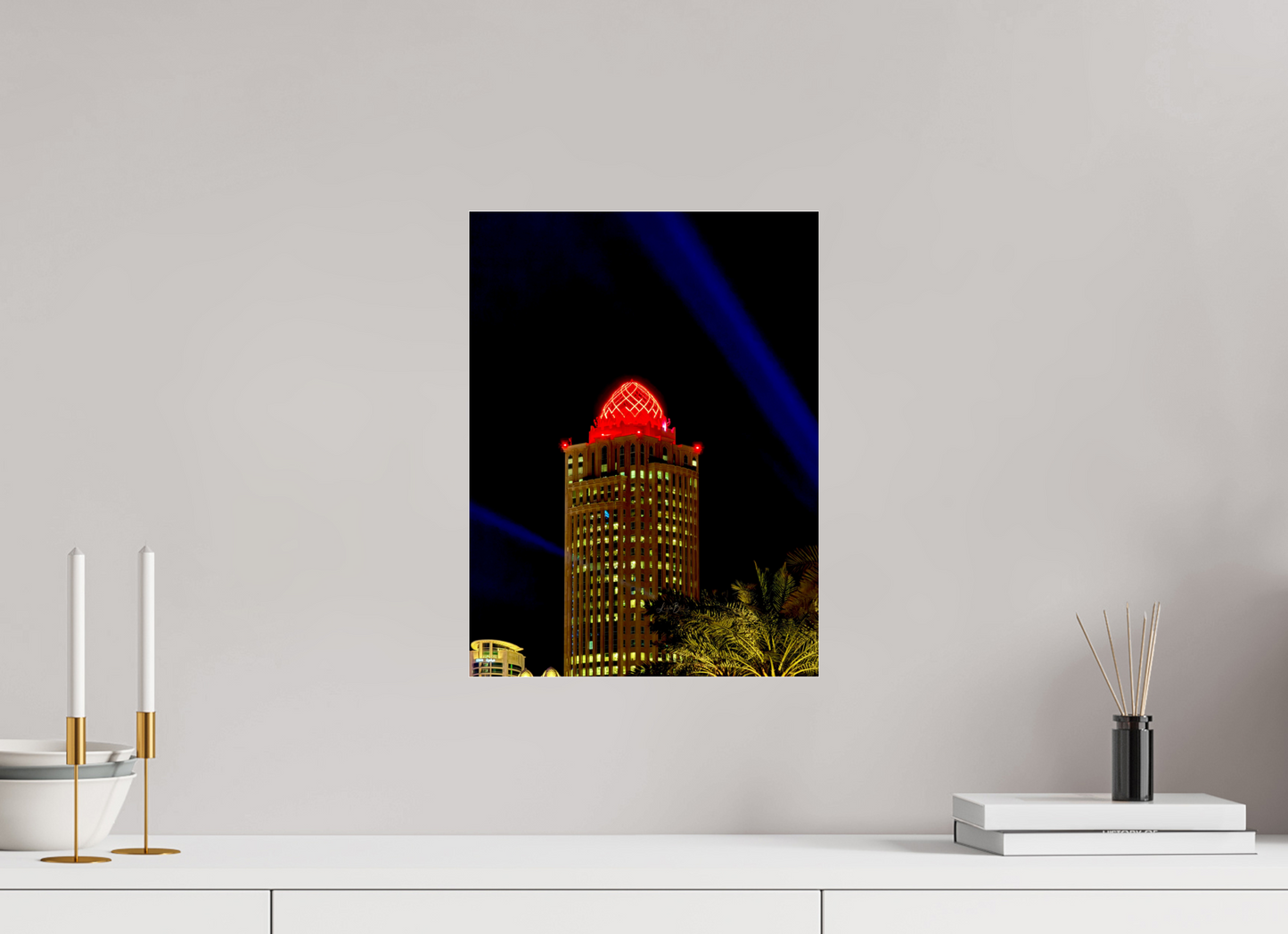 12 x 16″, Photo Print Under Acrylic Glass Red Top