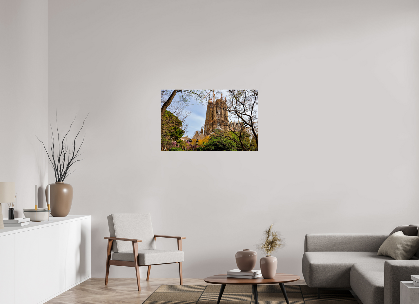 37.8 x 24″, Photo Print Under Acrylic Glass La Sagrada Familia Barcelona