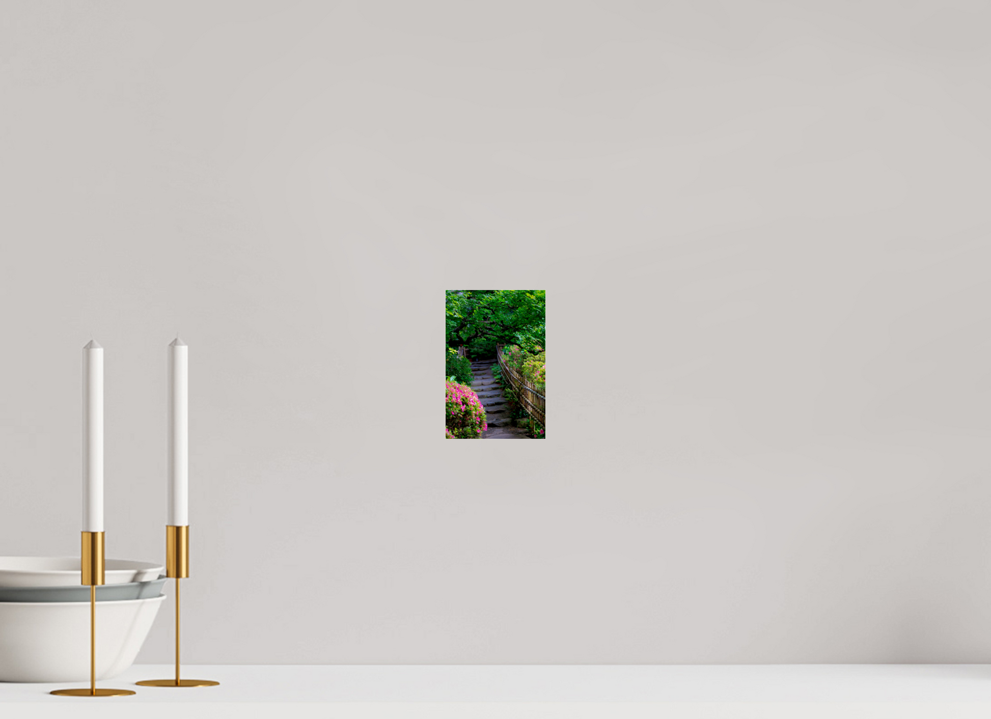 4 x 6″, Photo Print Under Acrylic Glass Gardens of Tokyo III