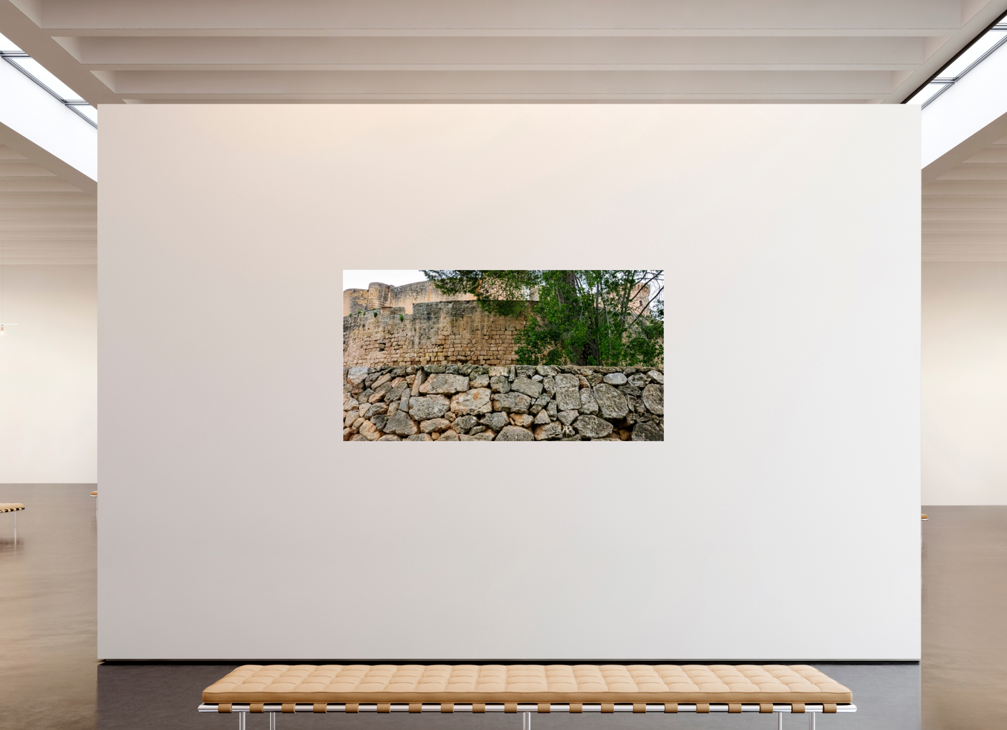 80.4 x 43″, Photo Print Under Acrylic Glass Spain Castle VIII