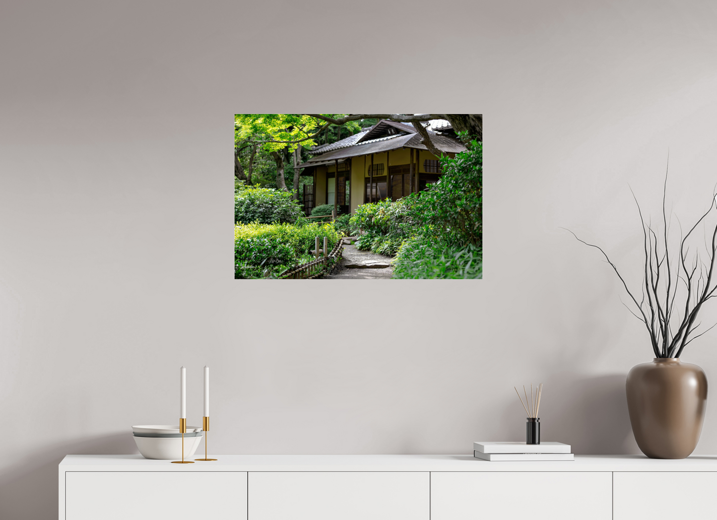 30 x 20″, Photo Print Under Acrylic Glass Gardens of Tokyo VI