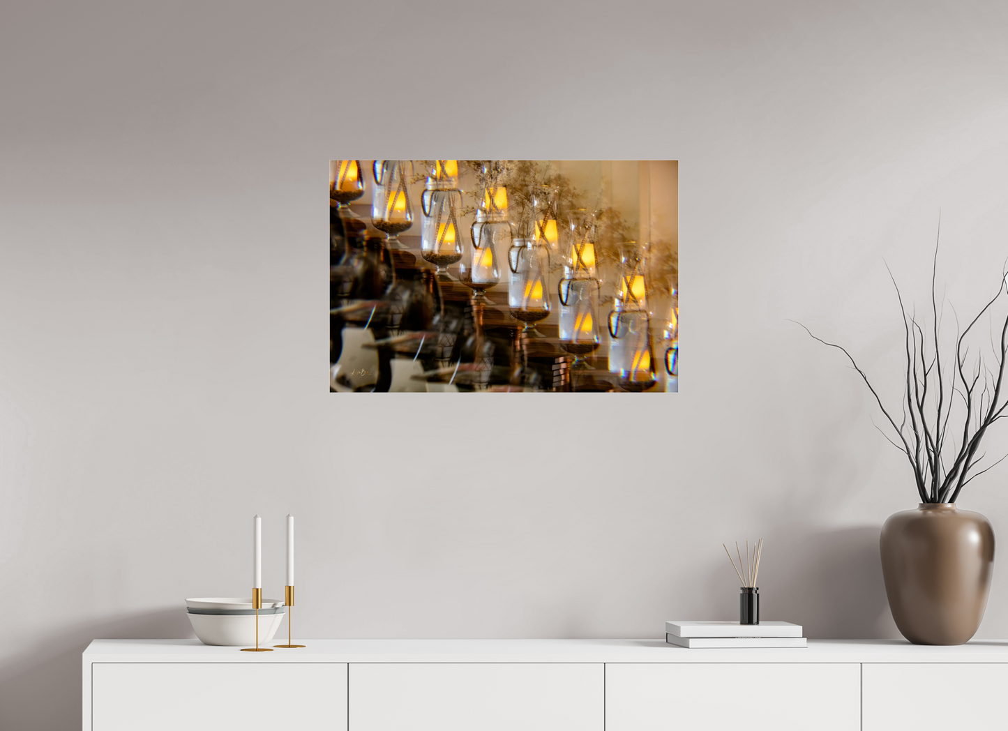 30 x 20″, Photo Print Under Acrylic Glass Kaleido Slope