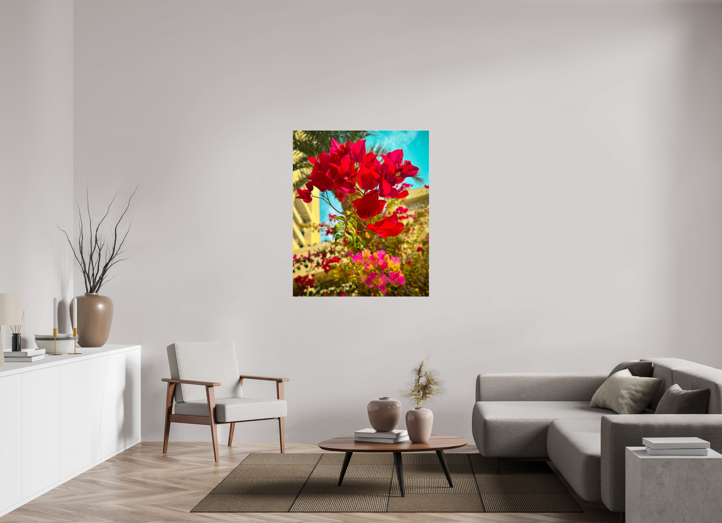 39 x 47.6″, Photo Print Under Acrylic Glass Gardens II