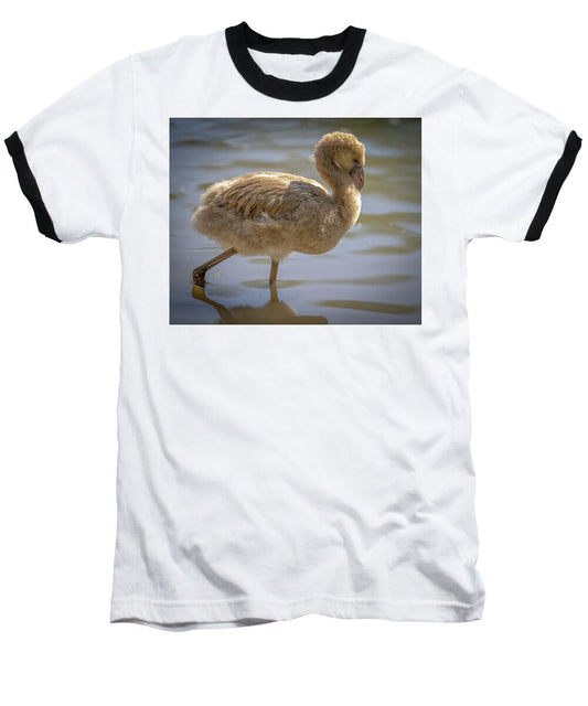 Baby Flamingo - Baseball T-Shirt