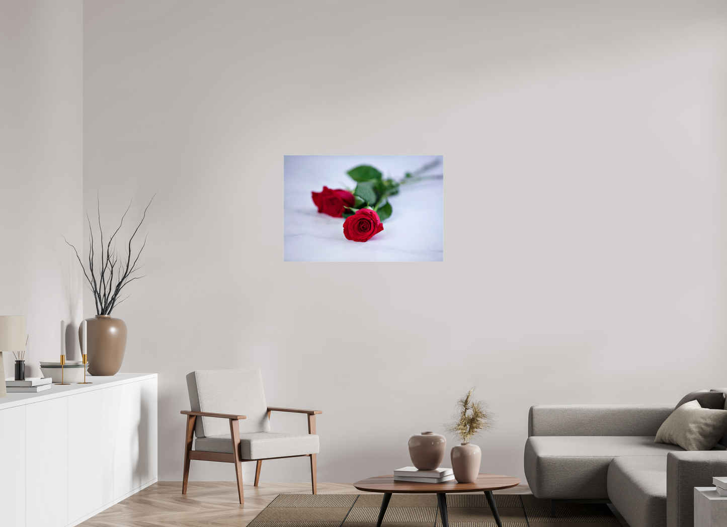 36 x 24″, Photo Print Under Acrylic Glass Roses II