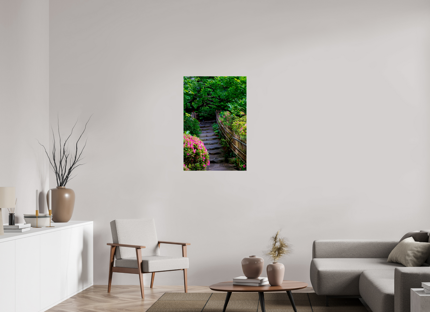 24 x 36″, Photo Print Under Acrylic Glass Gardens of Tokyo III