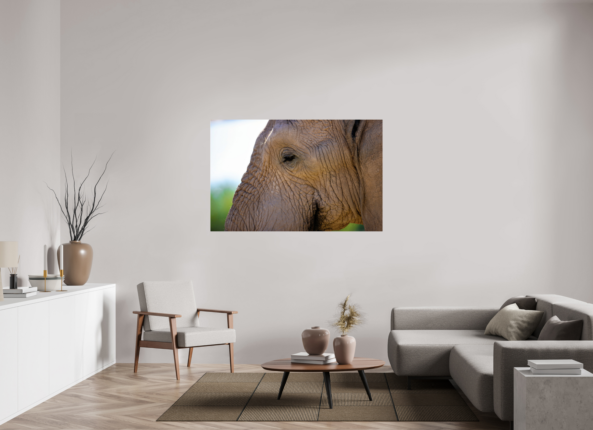 60.1 x 39″, Photo Print Under Acrylic Glass Ellie In Deep Thought