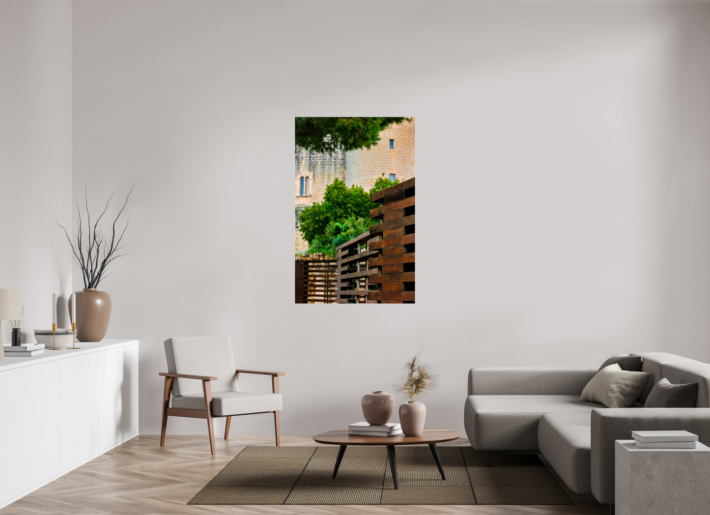 35 x 54.4″, Photo Print Under Acrylic Glass Spain Castle V