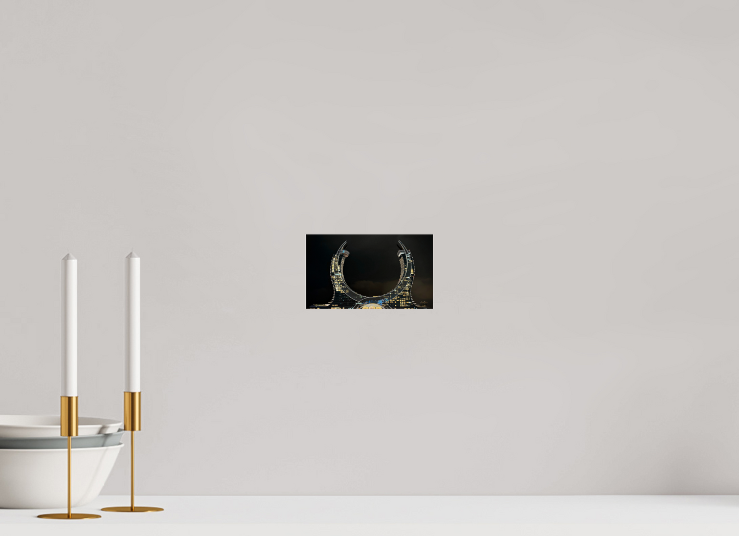 6.9 x 4″, Photo Print Under Acrylic Glass Raffles Hotel