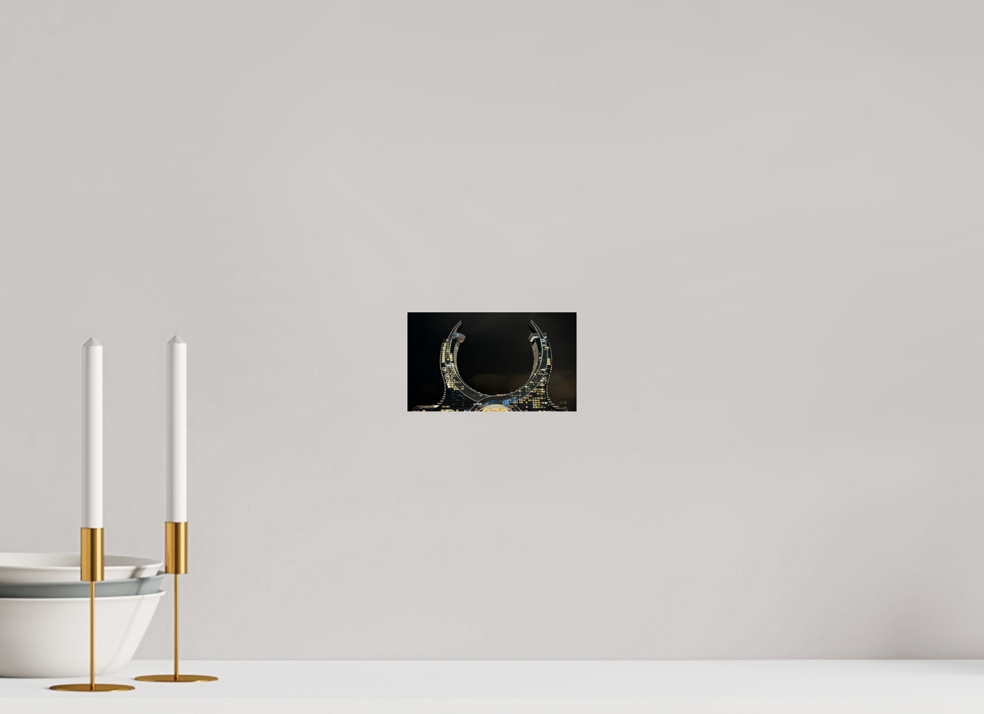 6.9 x 4″, Photo Print Under Acrylic Glass Raffles Hotel