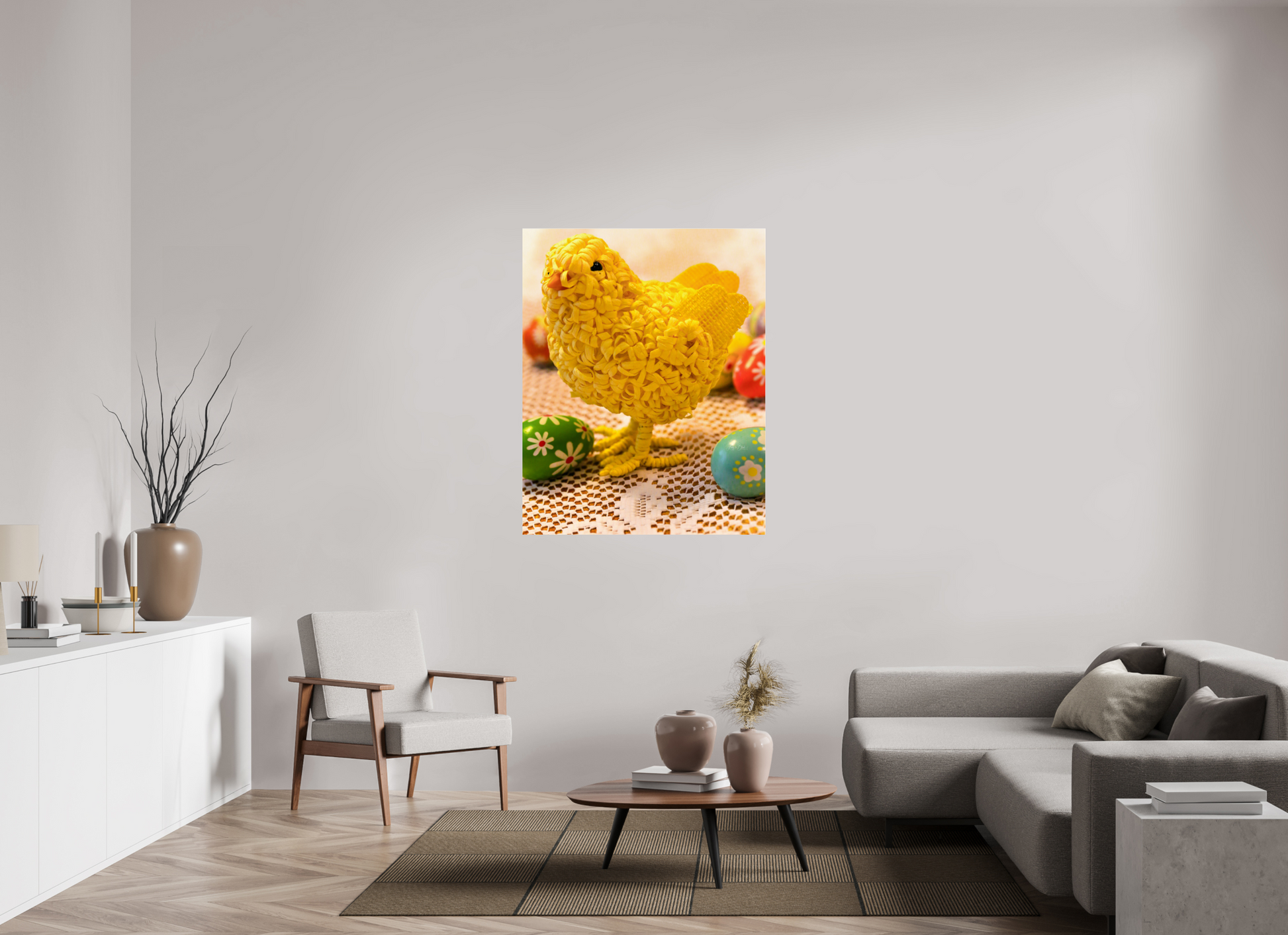 39 x 49.1″, Photo Print Under Acrylic Glass Easter Eggs II