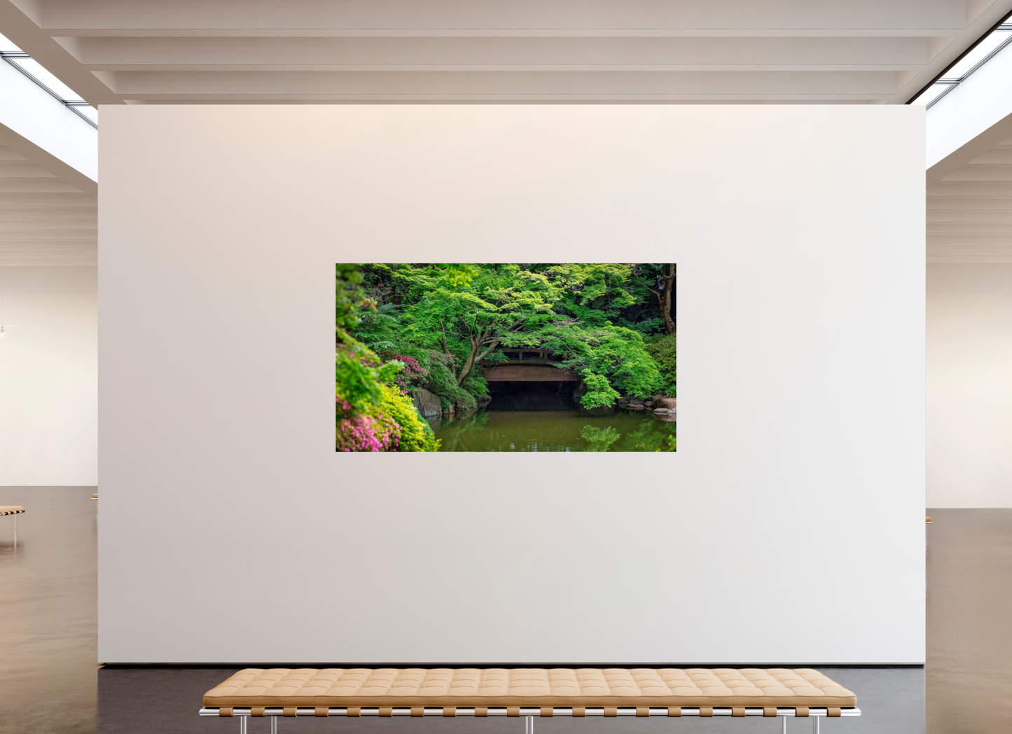 85 x 47″, Photo Print Under Acrylic Glass Gardens of Tokyo V