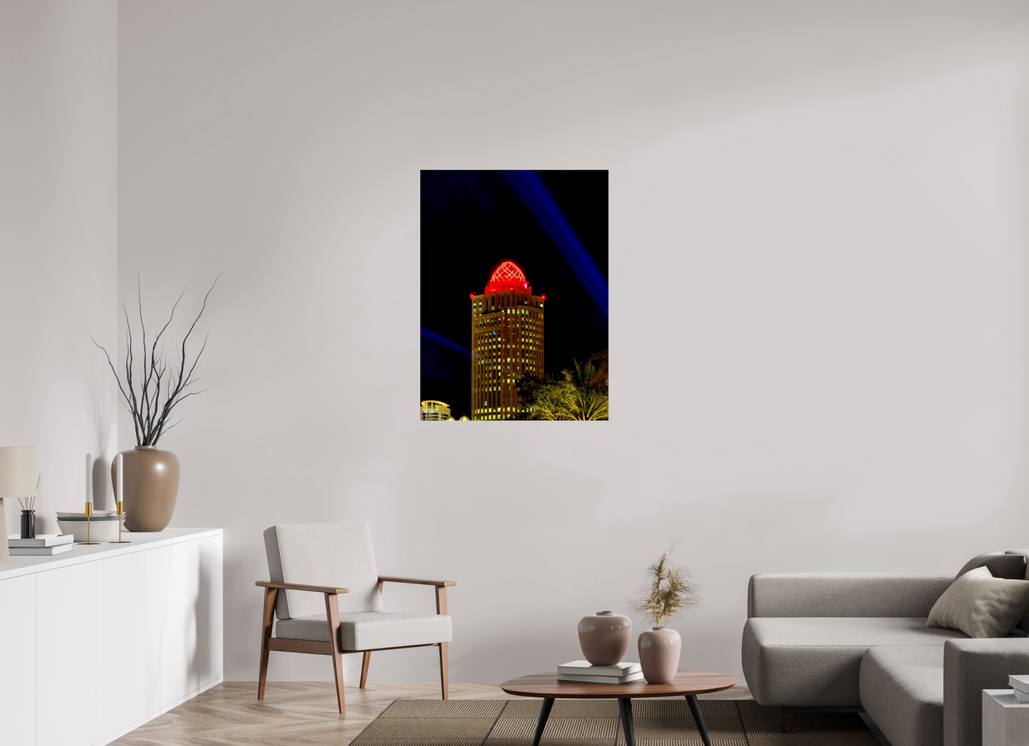 30 x 40″, Photo Print Under Acrylic Glass Red Top