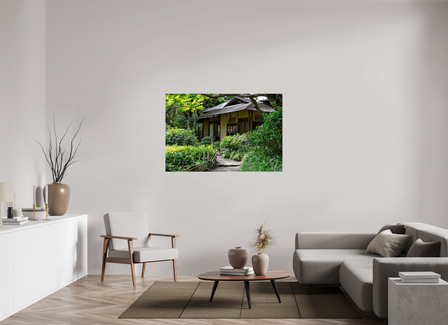 54 x 36″, Photo Print Under Acrylic Glass Gardens of Tokyo VI