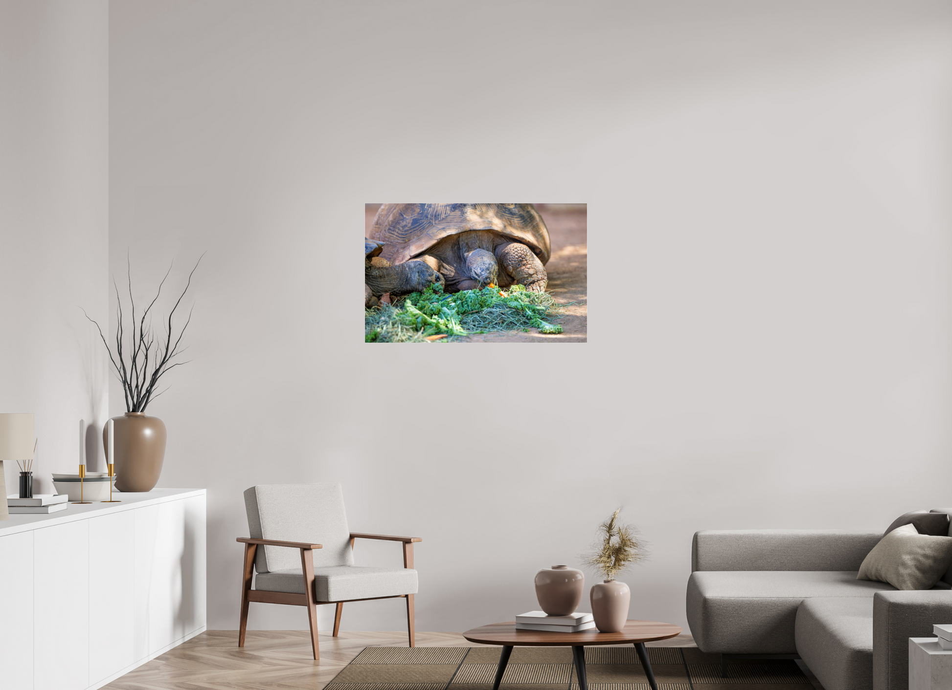 38.3 x 24″, Photo Print Under Acrylic Glass Eat Your Vegetables