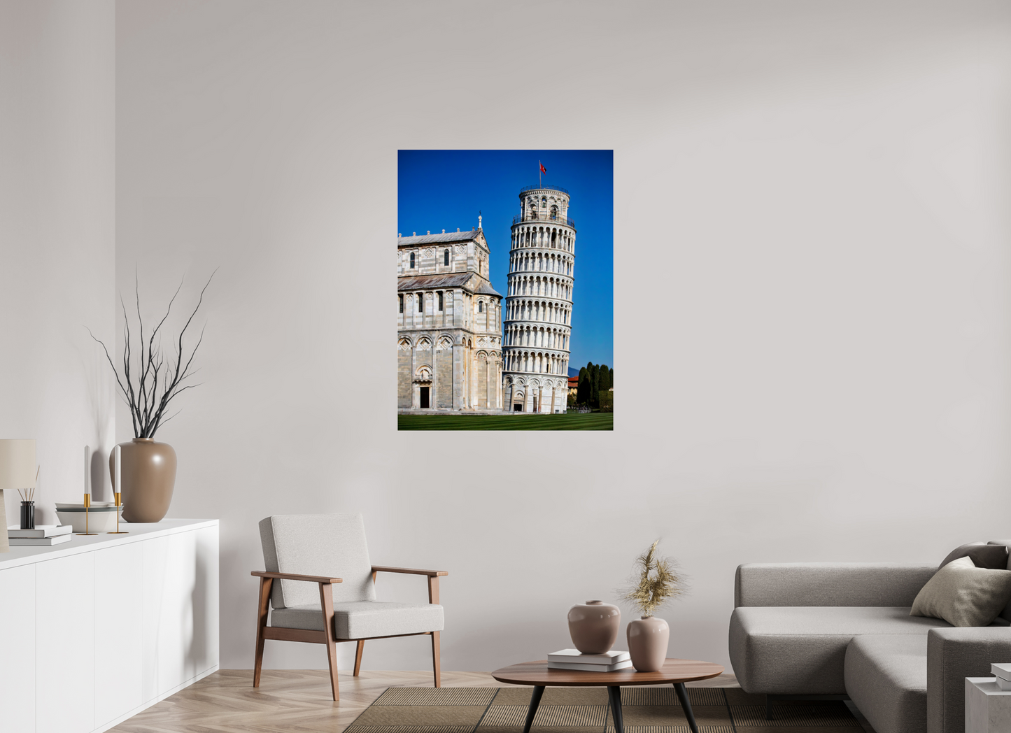 35 x 45.6″, Photo Print Under Acrylic Glass Piazza dei Miracoli