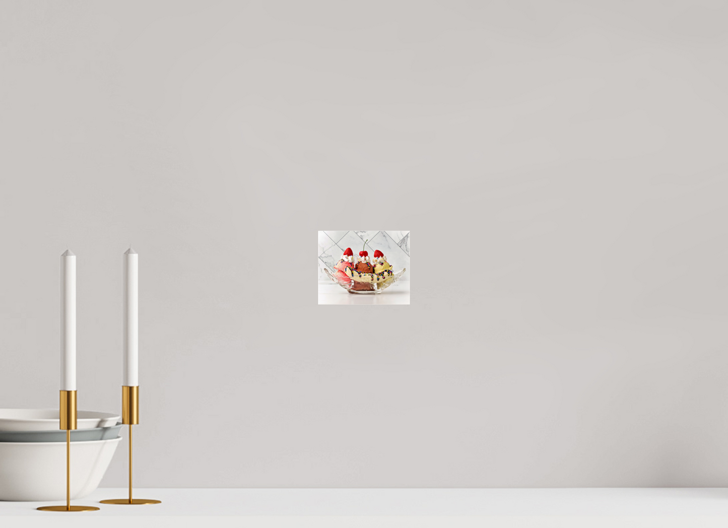 5 x 4″, Photo Print Under Acrylic Glass Sundae