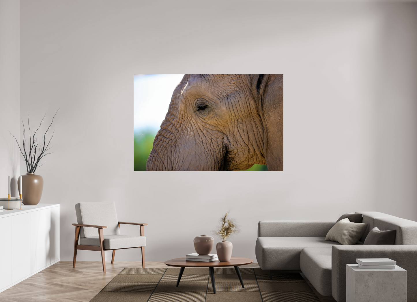 72.4 x 47″, Photo Print Under Acrylic Glass Ellie In Deep Thought