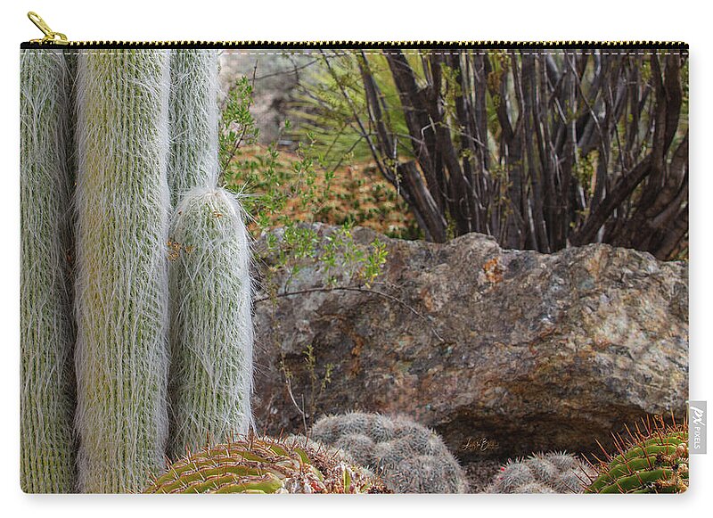 Cacti III Closeup - Zip Pouch
