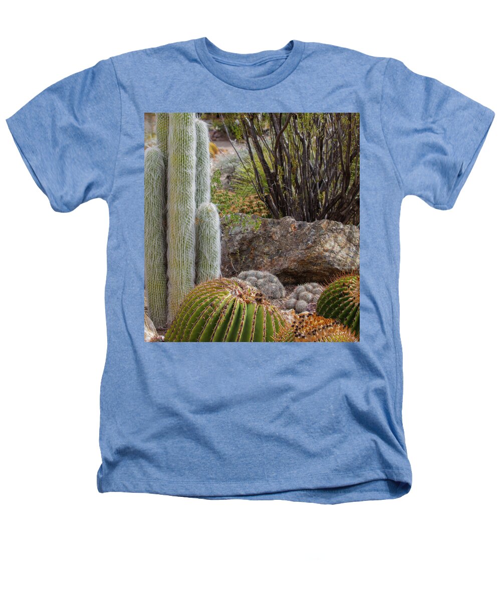 Cacti III Closeup - Heathers T-Shirt